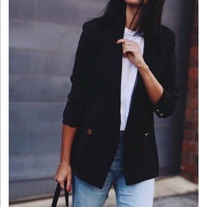 H&M long boyfriend blazer
