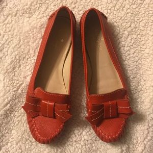 Kate Spade loafers with bow detail