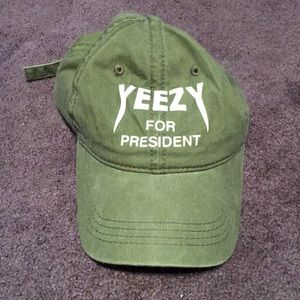 YEEZY FOR PRESIDENT DAD HAT-Olive Green- Excellent