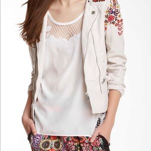Rebecca Minkoff Genuine Lambskin Leather Jacket
