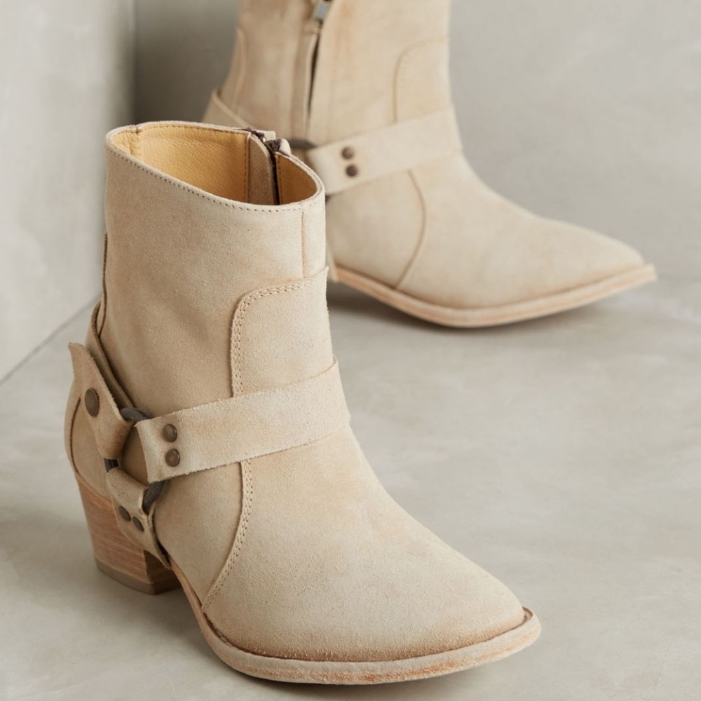 Farylrobin x Anthropologie Zinc Harness Boots