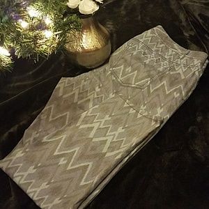Lane Bryant Chevron Print Jeans