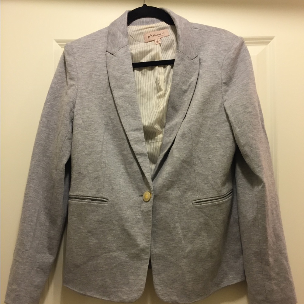 Philosophy Grey Blazer