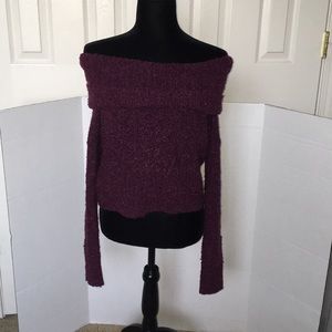 Off the shoulder sweater