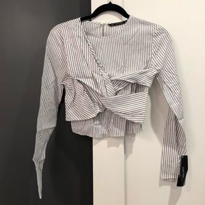 Zara Striped Crop Top