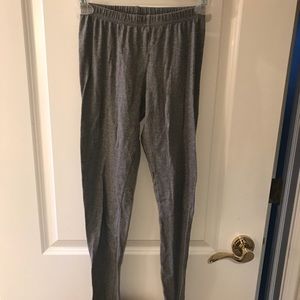 Gray leggings