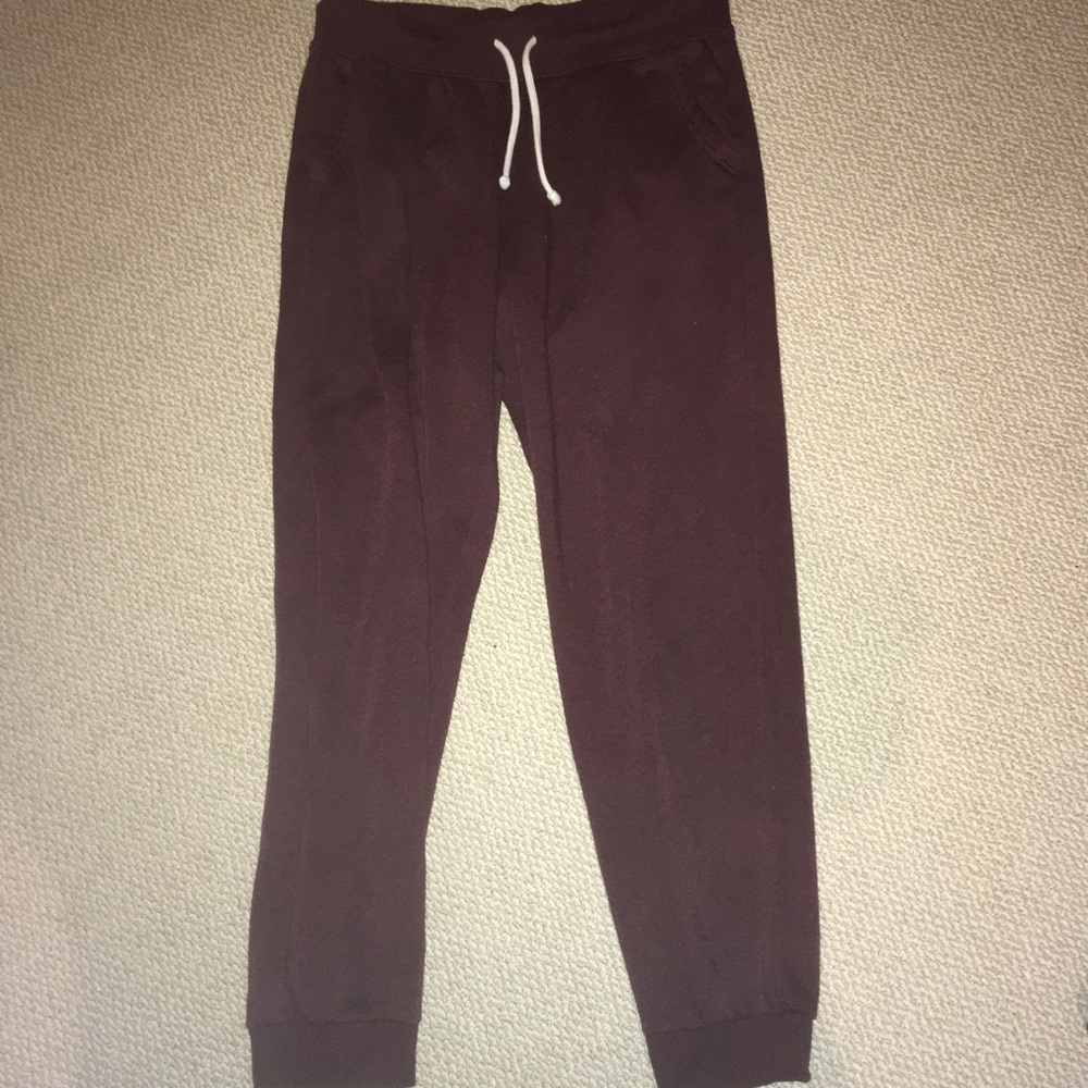 Maroon joggers