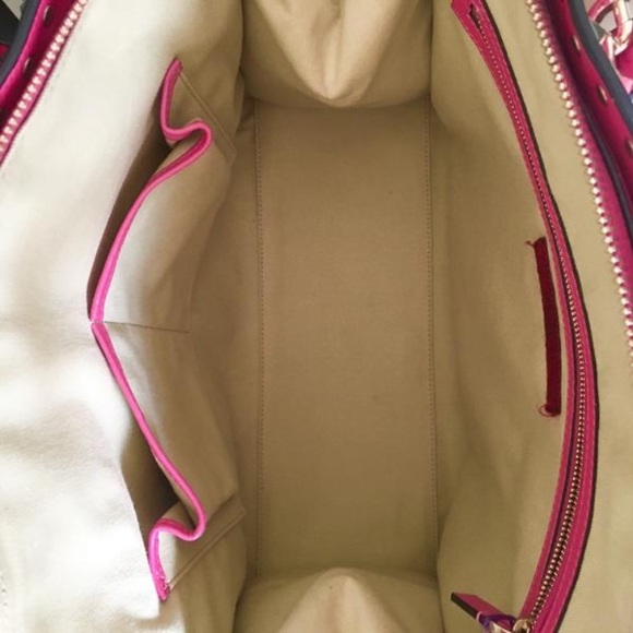 SOLD Valentino Lambskin Leather Rockstud Satchel - Picture 4 of 6