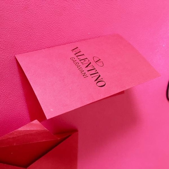 SOLD Valentino Lambskin Leather Rockstud Satchel - Picture 6 of 6