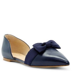 ❄️FIRM❄️Kate Spade Navy Bow Flats