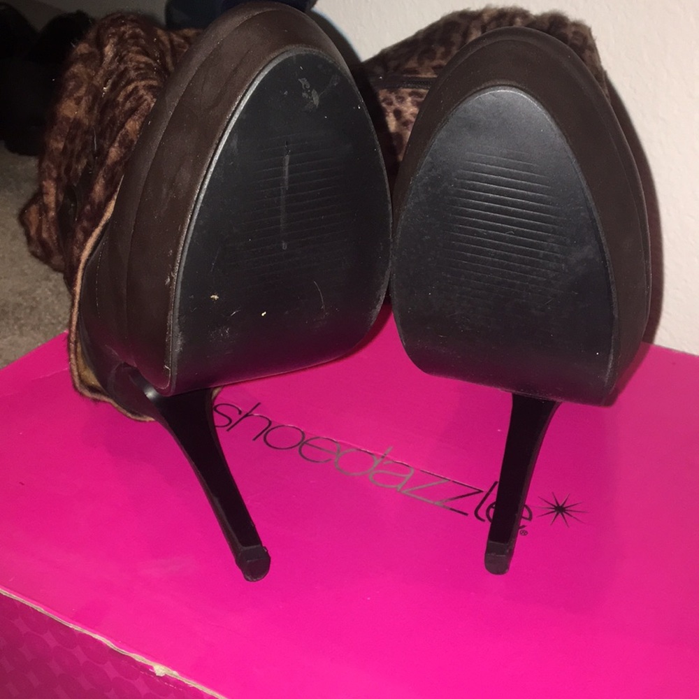 Leopard print boots - Picture 4 of 5
