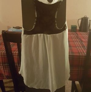 Black lace and minty green blows or dress cover up