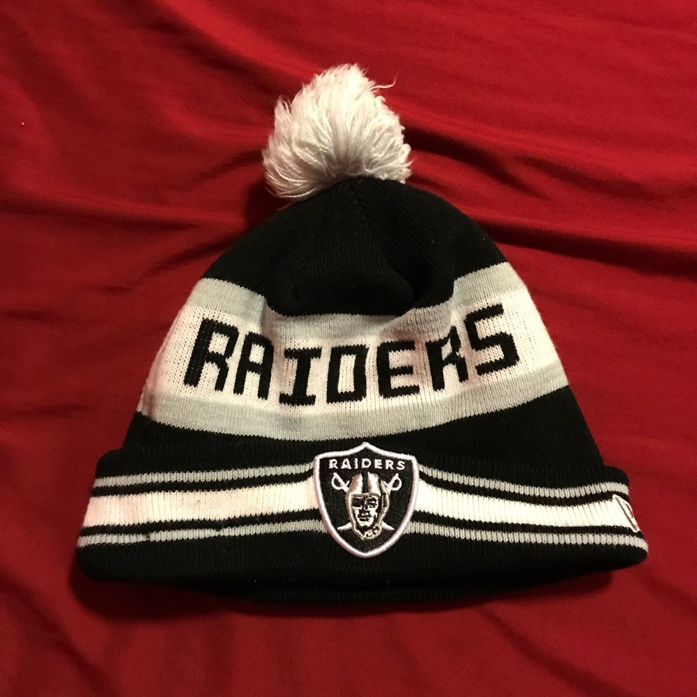 Raiders beanie