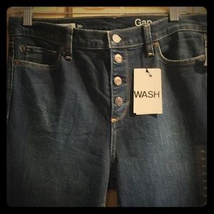 GAP button fly flare jeans
