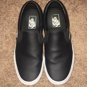 Black slip on vans