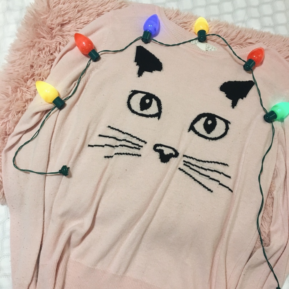 Forever 21 Cat Sweater