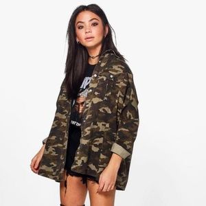 boohoo camo denim jacket