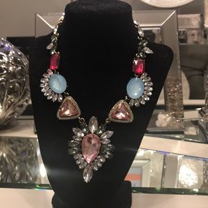 Crystal statement necklace