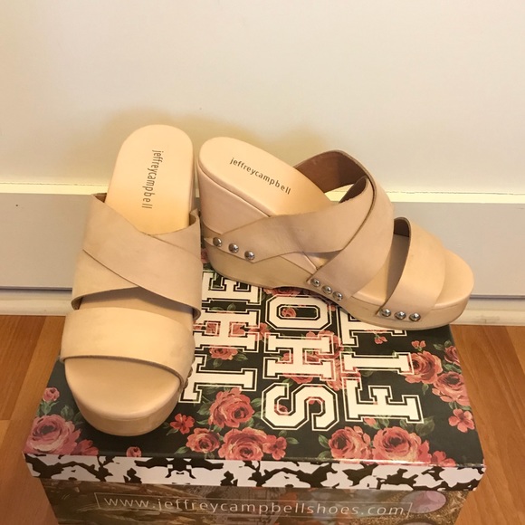 Jeffrey Campbell Arline Stud Muffin in Natural - Picture 1 of 4