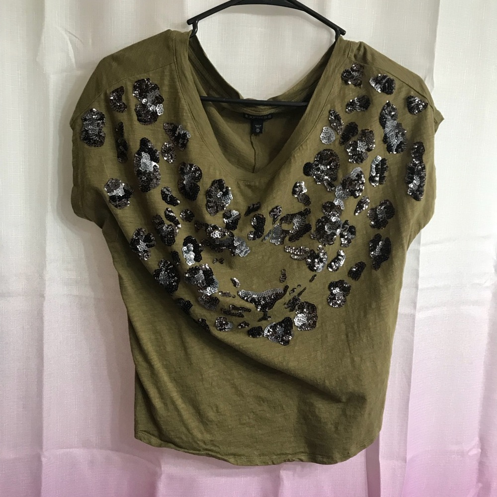 Sequin Crop Top