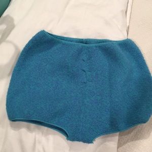 Fuzzy Capezio bootie shorts
