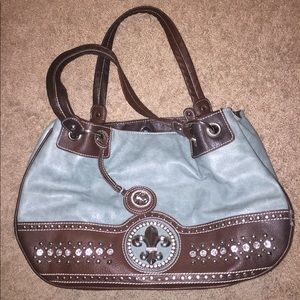 Fleur de lis purse