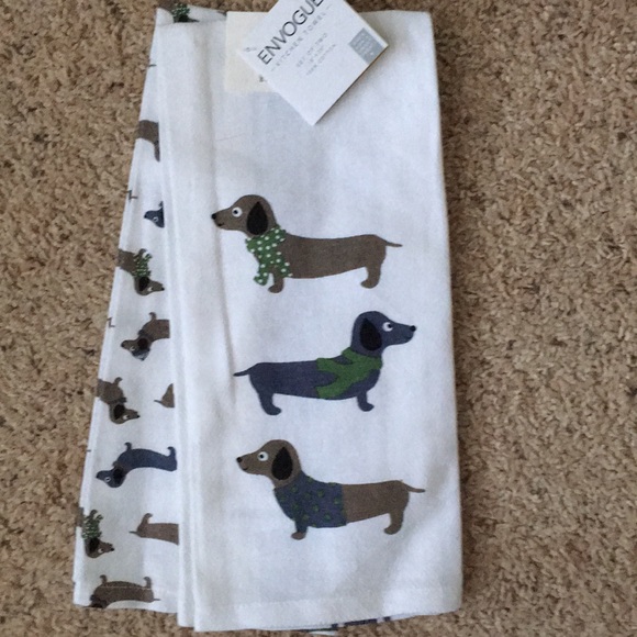 Accessories Adorable Dachshund Kitchen Towels Poshmark