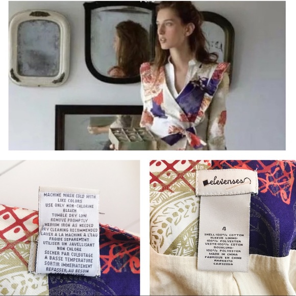 (A) Anthropologie - Elevenses Patchwork Jacket - Picture 2 of 8