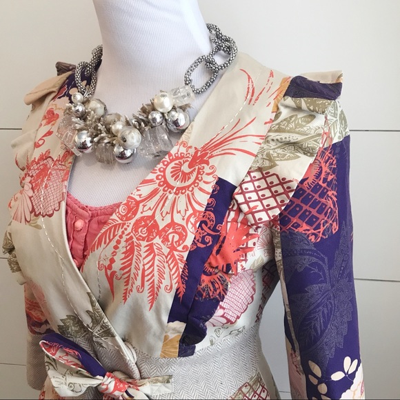 (A) Anthropologie - Elevenses Patchwork Jacket - Picture 4 of 8