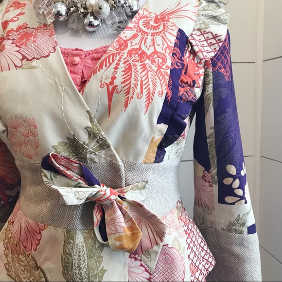 (A) Anthropologie - Elevenses Patchwork Jacket - Picture 5 of 8