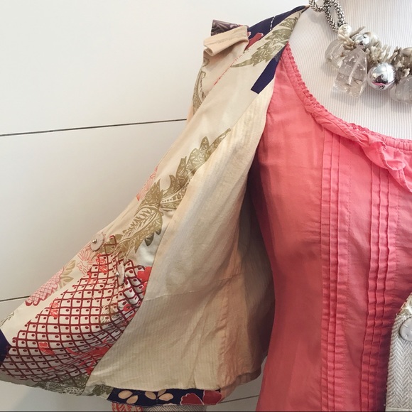 (A) Anthropologie - Elevenses Patchwork Jacket - Picture 6 of 8