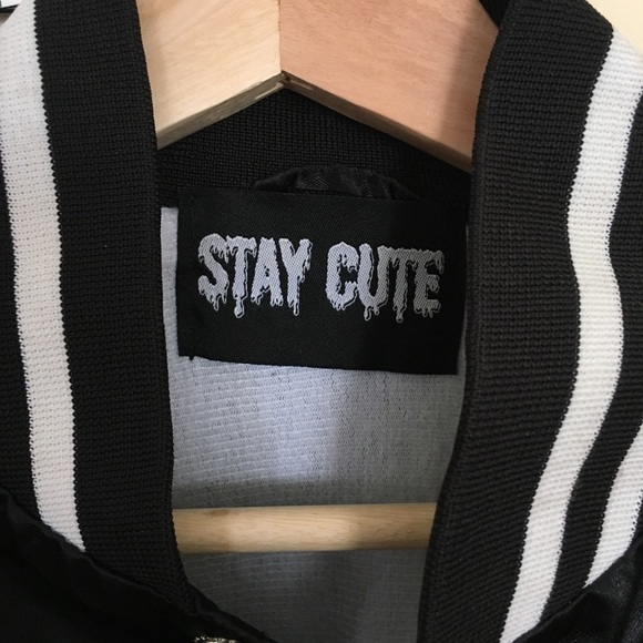 SOLD Stay Cute โFight like a Girlโ Bomber - Picture 4 of 4