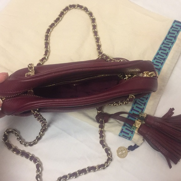 Tory Burch Small Bag (color: magenta/red wine) - Picture 4 of 4