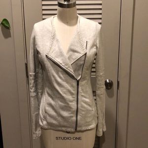 Fleece Moto Jacket