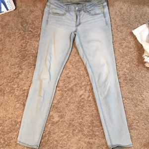 Light Blue American Eagle Jeggings