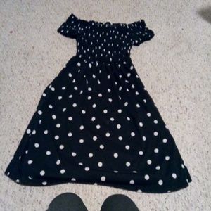 A medium poka dot dress