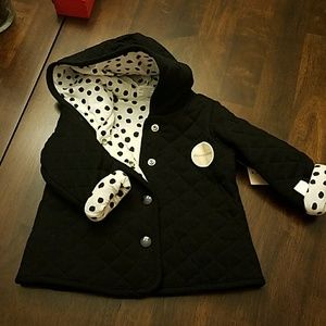 NEW 3-6 month girl coat