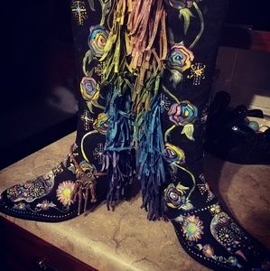 Sugar Skull Boots I painted. I only do customs