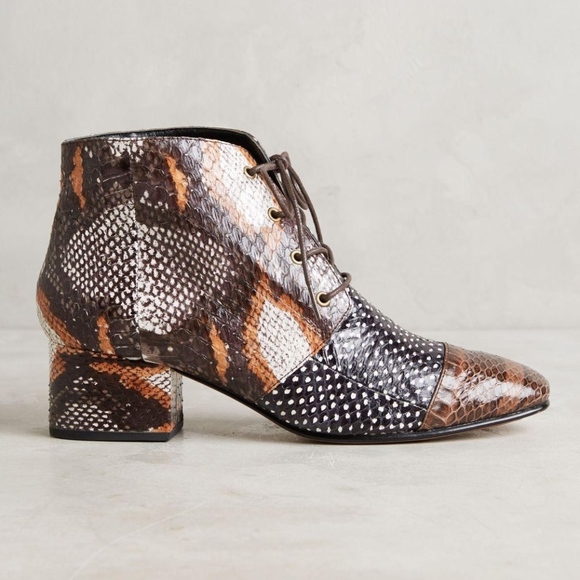 Rachel Comey Noor Patchwork Oxford Boots - Picture 2 of 3