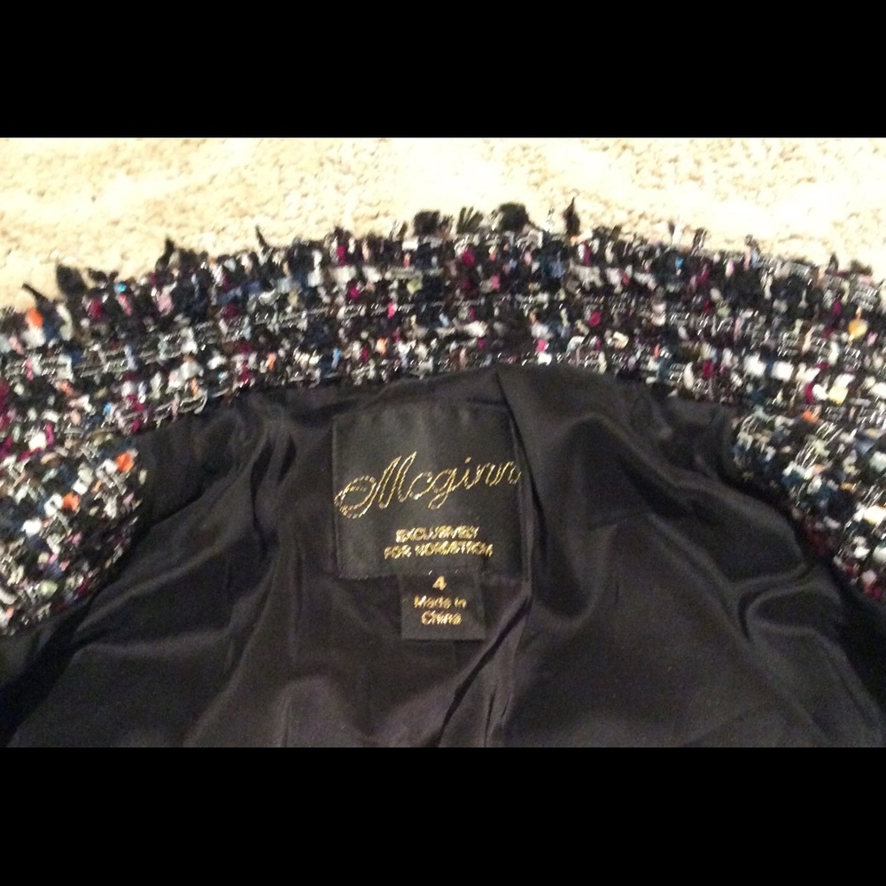 Multi Colored Tweed Jacket - Picture 6 of 7