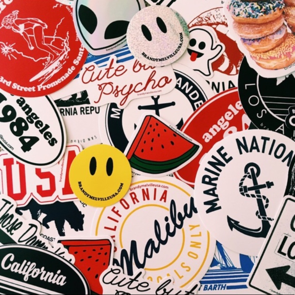 25 Brandy Melville stickers!! CHOSEN RANDOMLY🌟