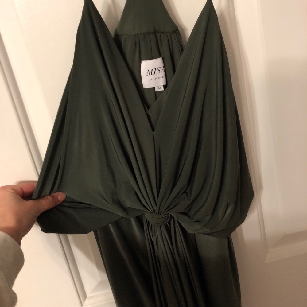 MISA knotted dress