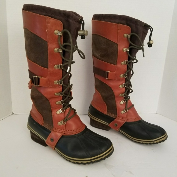 sorel tall duck boots