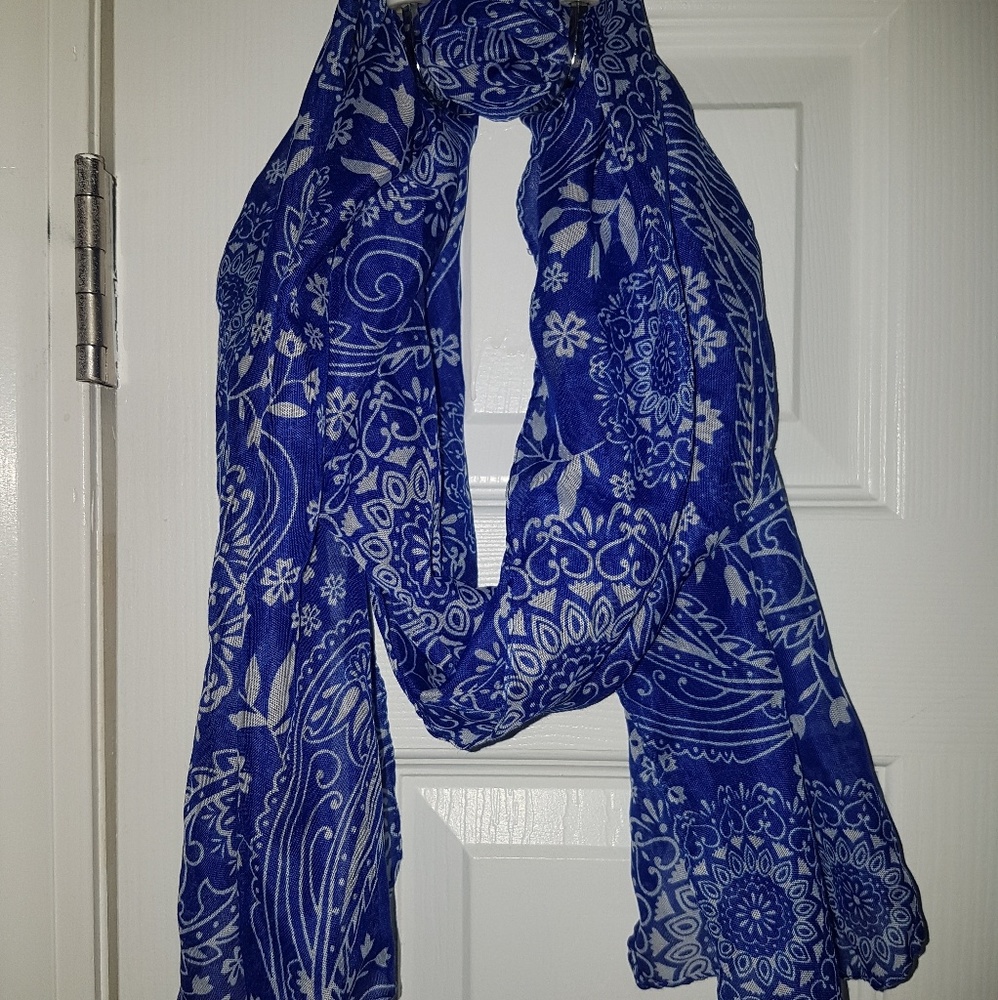 Blue Bandana scarf