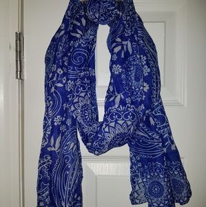 Blue Bandana scarf