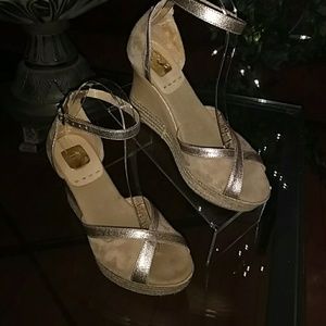 Kanna Rope Wedge Platform Peep Toe Shoes