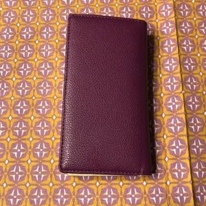 Dark purple wallet!