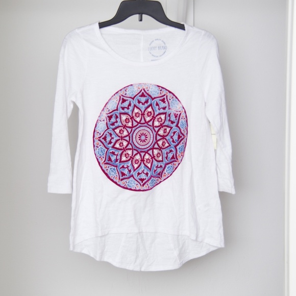 LUCKY BRAND Porcelain Mandala Top - Picture 4 of 6