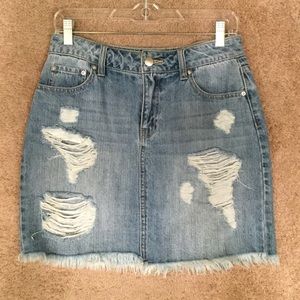 Denim skirt