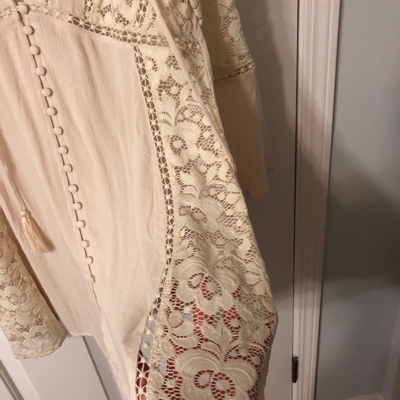 Cream lace tunic/dress - Picture 2 of 4